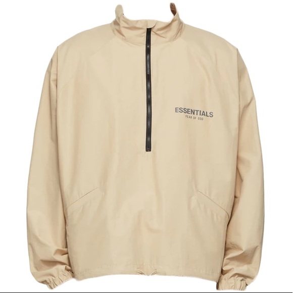 FEAR OF GOD ESSENTIALS X SSENSE Linen Nylon Suit ‘Track Pant+1/2 Zip Pullover’ - Picture 4 of 8